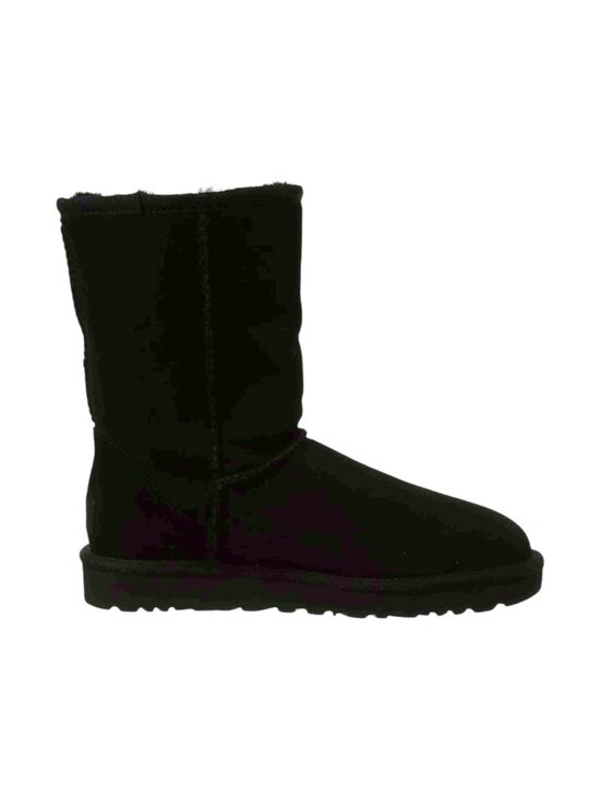 UGG Women's Classic Short II Sheepskin / Wool / Suede Black Boot - Picture 1 of 6